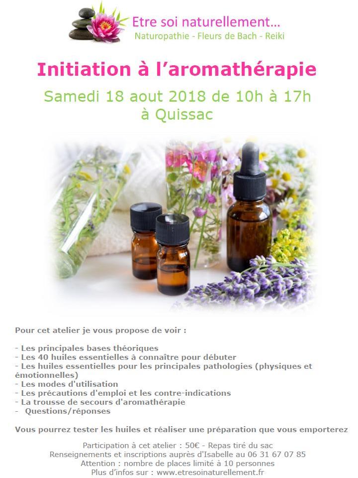 Affiche initiation aromatherapie